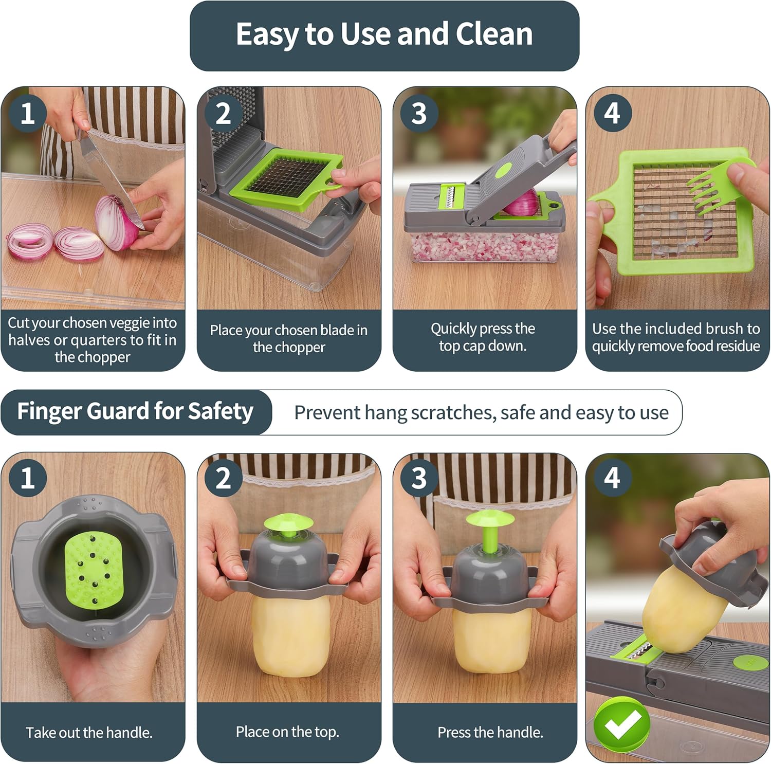 17 in 1 Multifunctional Vegetable Chopper with Container and 10 Blades O39203