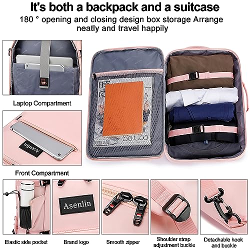 Black 40L Rolling Laptop Backpack Q307607