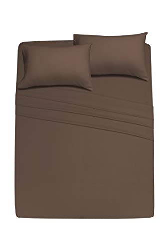 King Size 100% Cotton Brushed Flannel Bed Sheet Sets 4 Pcs Grey Plaid H262985