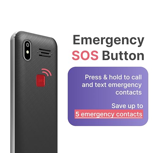 4G Unlocked Senior Cell Phone with Charging Dock B9377