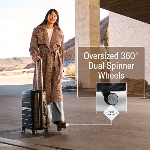 21-Inch Hardside Carry-On Luggage with Spinner Wheels J1381