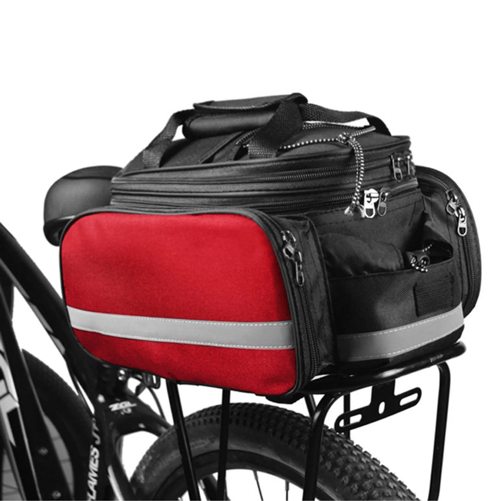 Rear Seat Bag Expandable Bike Rack Bag with Rain Cover Z1273