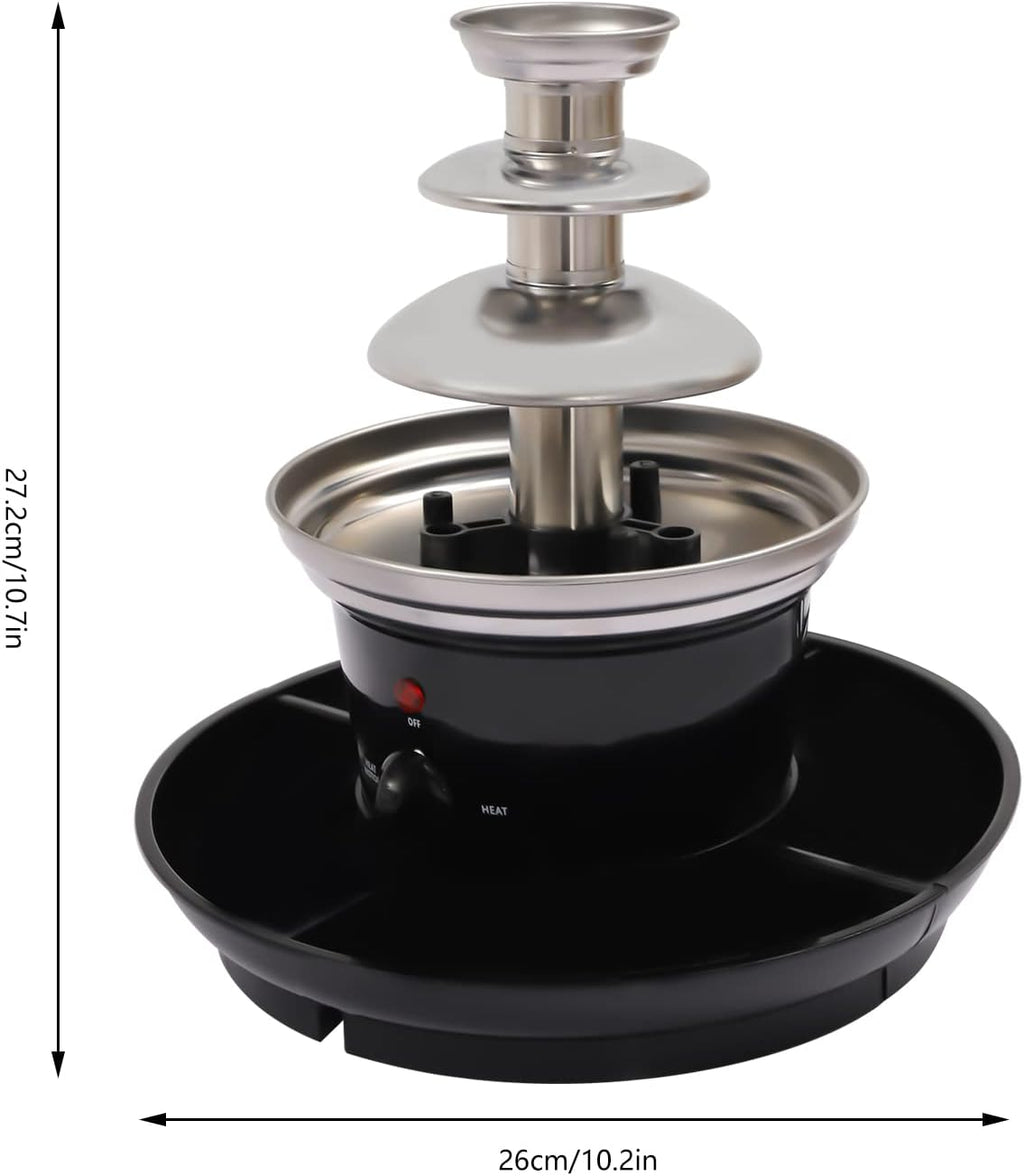 3 Tiers Stainless Steel Chocolate Fondue Fountain G149