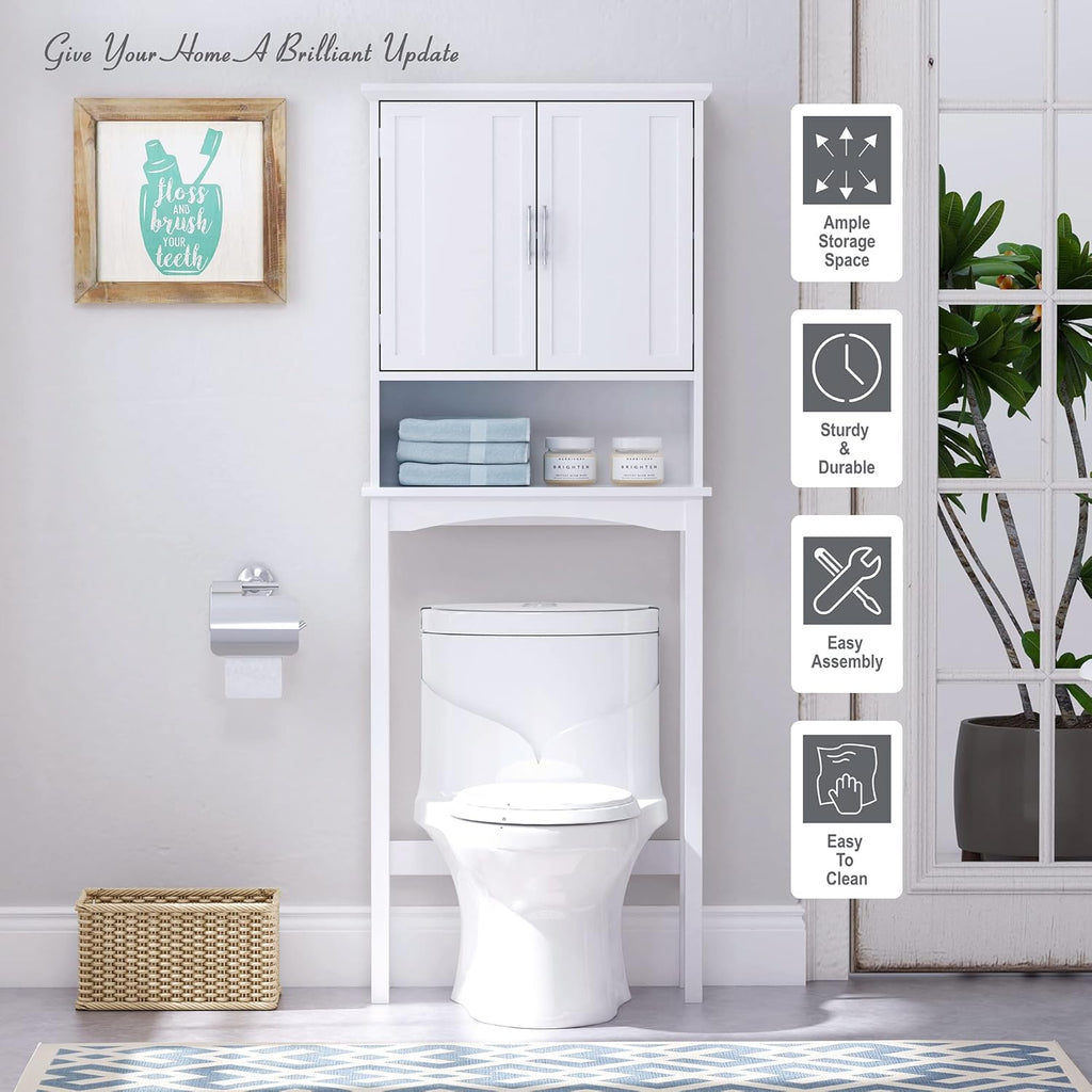 White Over The Toilet Storage Cabinet I879968