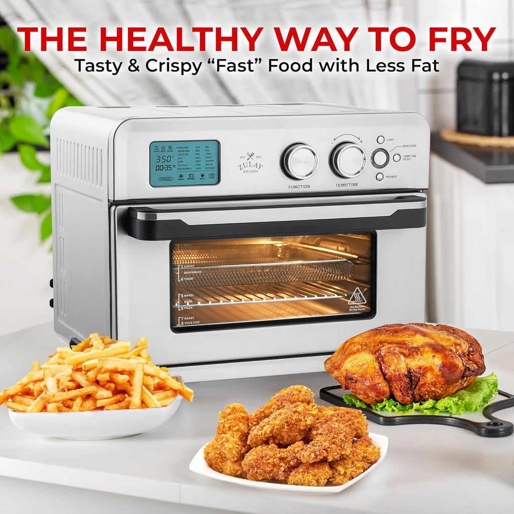 26.4Qt Stainless Steel Air Fryer Toaster Oven Combo O98909