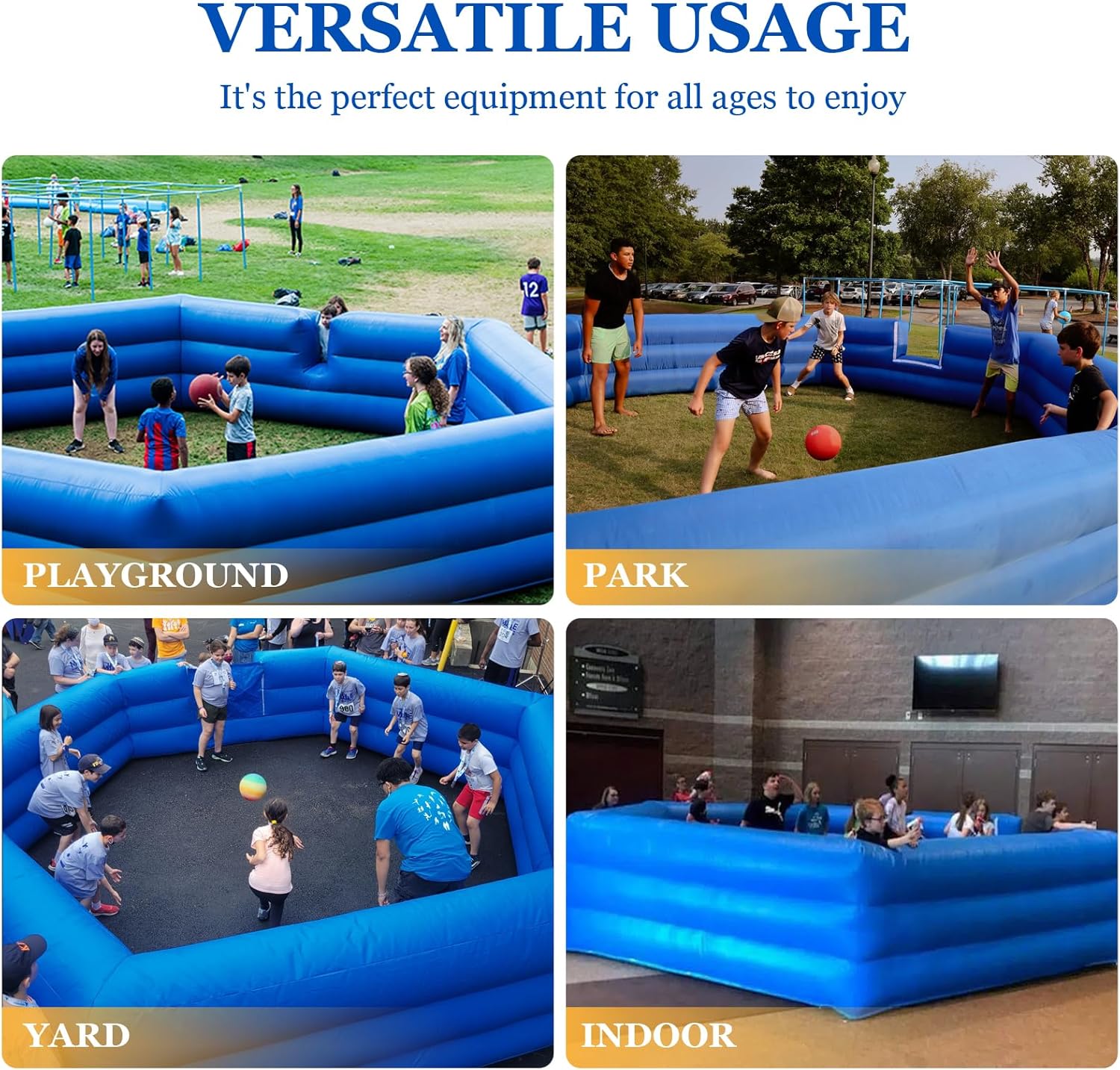 15FT Inflatable Gaga Ball Pit with Electric Blower T77042