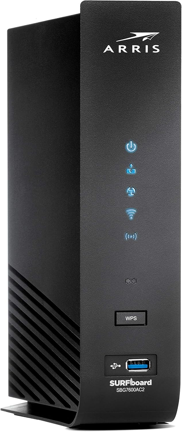 DOCSIS 3.0 Cable Modem & AC2350 Dual-Band Wi-Fi Router (black) A6332
