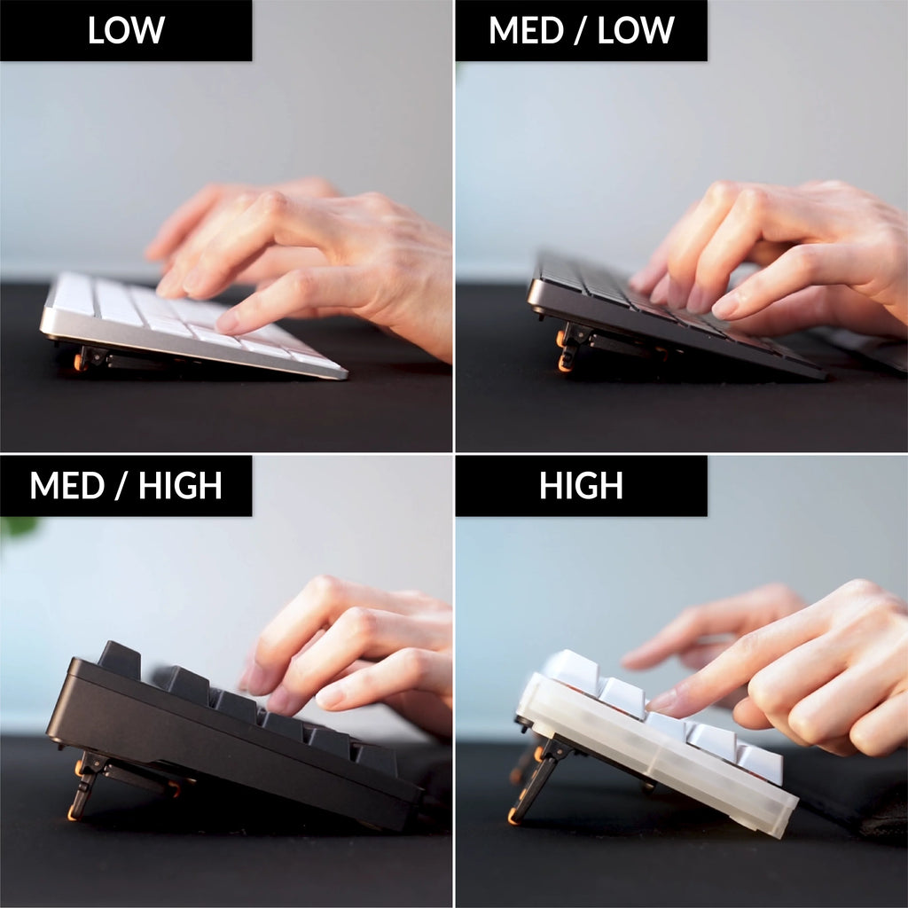 Adjustable Tilting Computer Keyboard Stand with Non-Slip feet G184