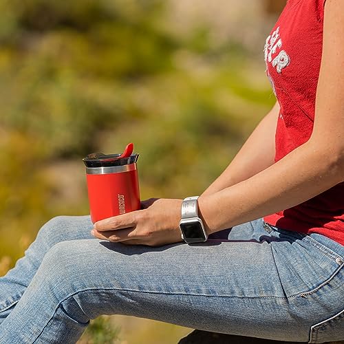 Carmine Red Double-wall Stainless Steel Vacuum Insulated Coffee Mug K58042