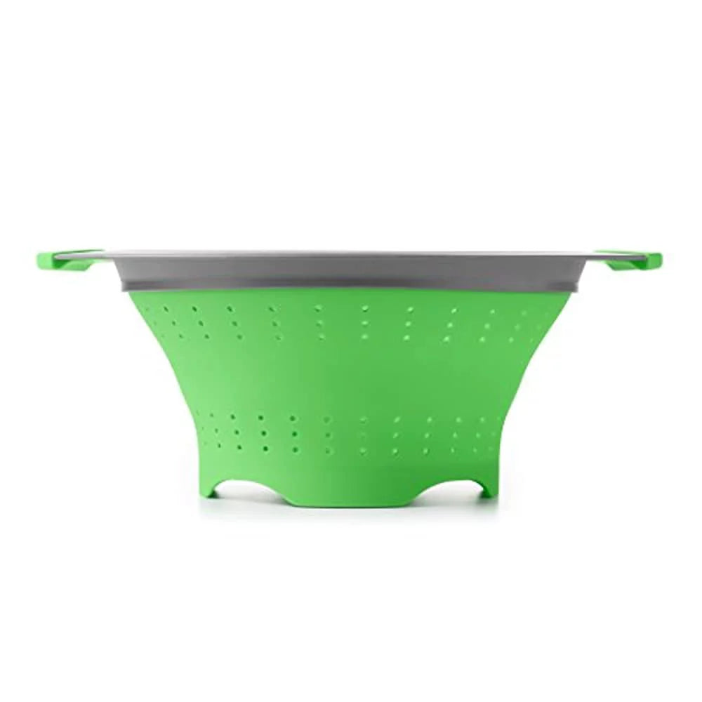 3.5 Quart Green Silicone Collapsible Colander R230