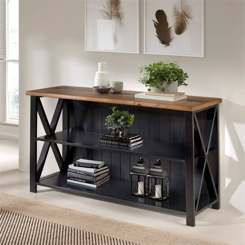 Solid Wood Farmhouse Storage Console H481322