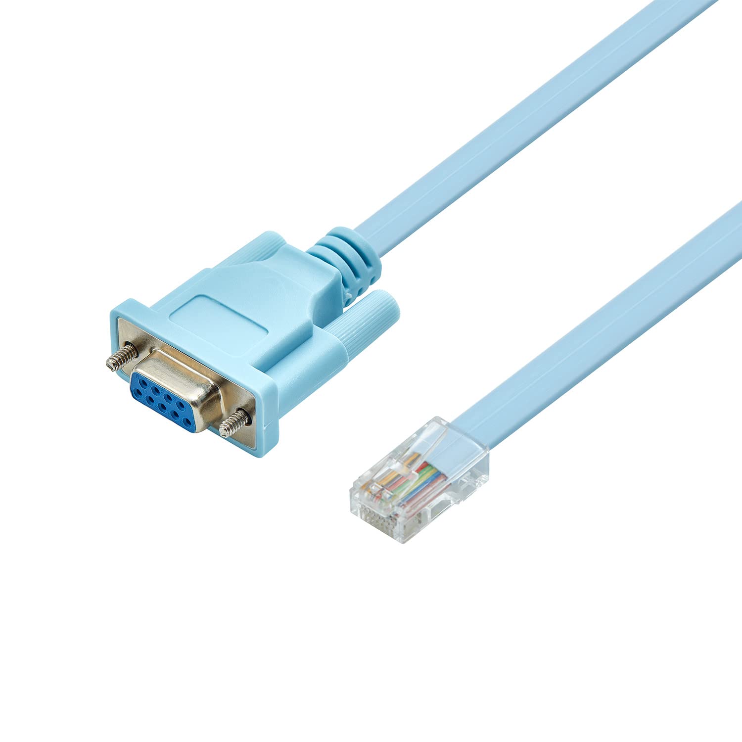 RJ45 to DB9 Console Cable, 1.8m/6ft RS232 Serial Port Adapter Y738