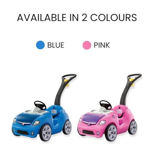 Pink Kids Push Car with Seat Belt H9175