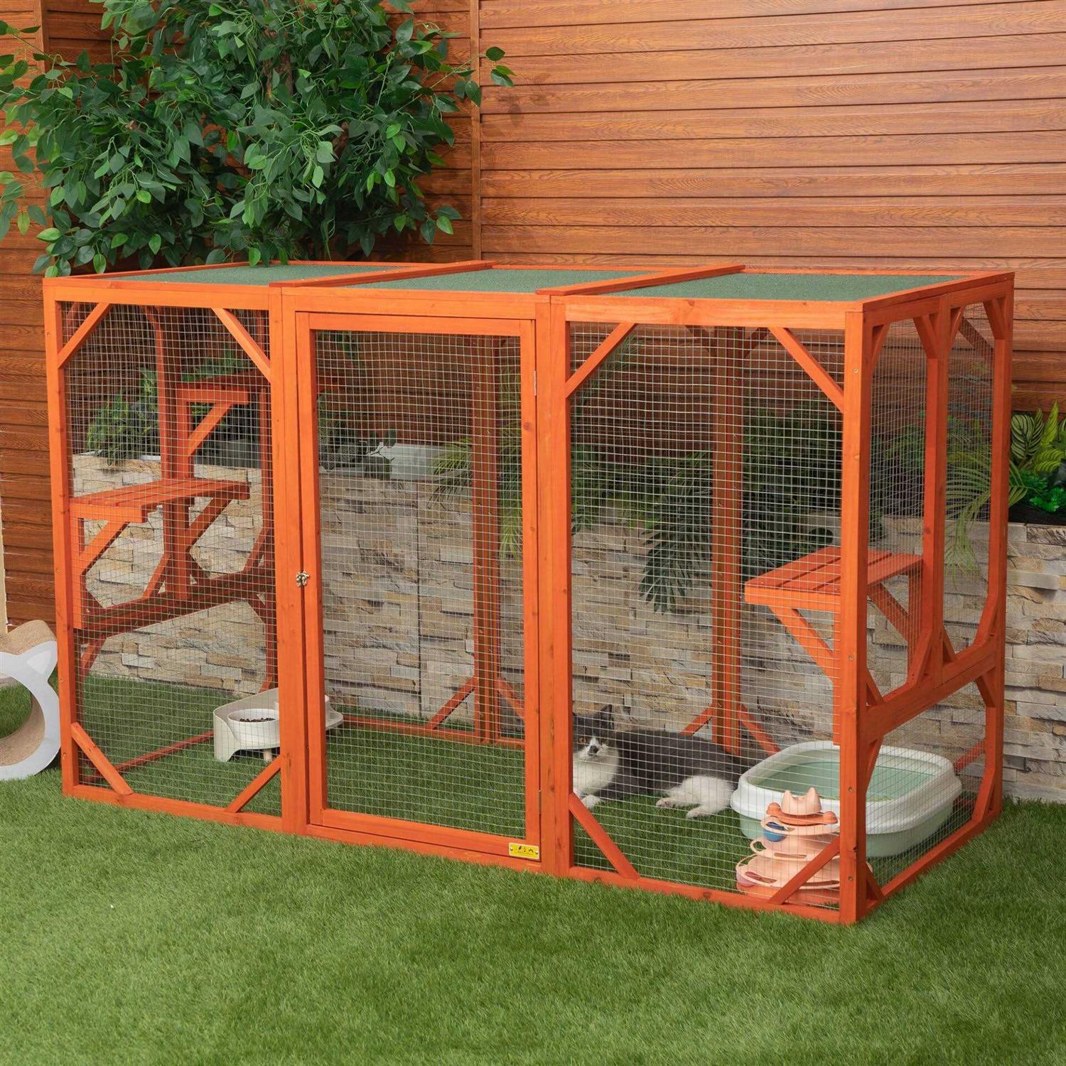 Outdoor Cat Enclosure Playpen Catio O486