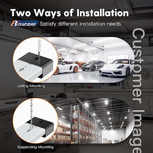 12 Pack 4 FT 5000K 4400 LM LED Shop Light with Reflector R92100