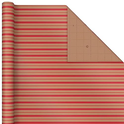 Kraft Christmas Wrapping Paper Rolls (Pack of 3: 90 sq. ft. ttl) I72279