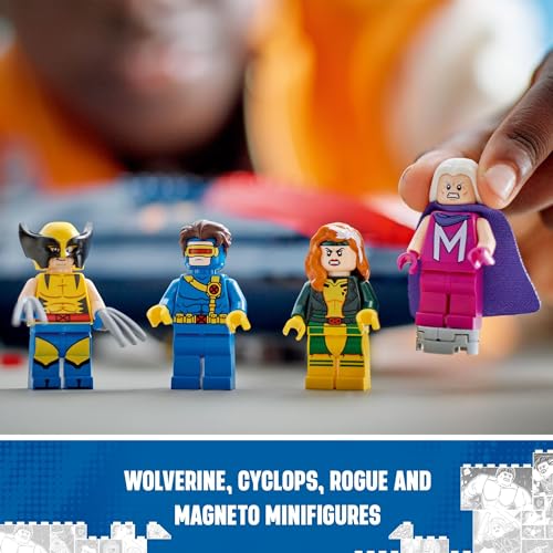 X-Jet Toy Plane Model Building Kit with 4 Minifigures B9474