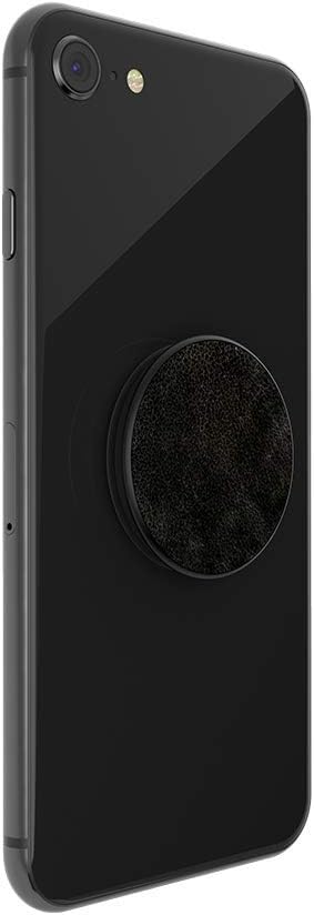 Black Vegan Leather PopGrip Expanding Stand and Grip K848