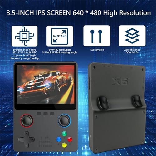 Retro Handheld Game Console with 3.5-inch Screen J1911