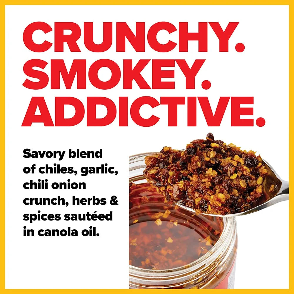 Chile Crunch Crunchy All Natural Spicy Condiment 1 Jar G1330