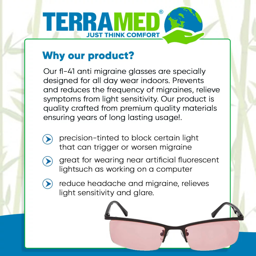 Migraine Glasses FL-41 for Light Sensitivity Q218308