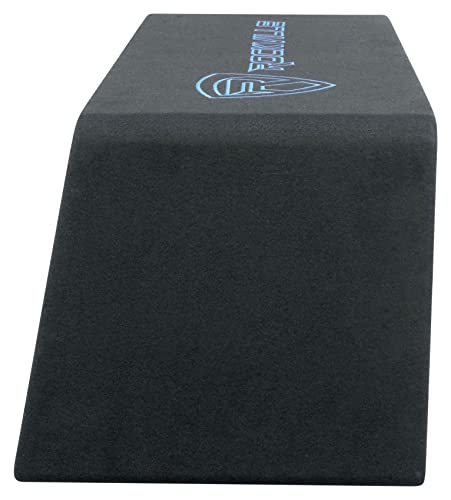 Dual 10" 2400w Car Subwoofers with Vented Sub Enclosure Box, 2 Ohm, Black T2321