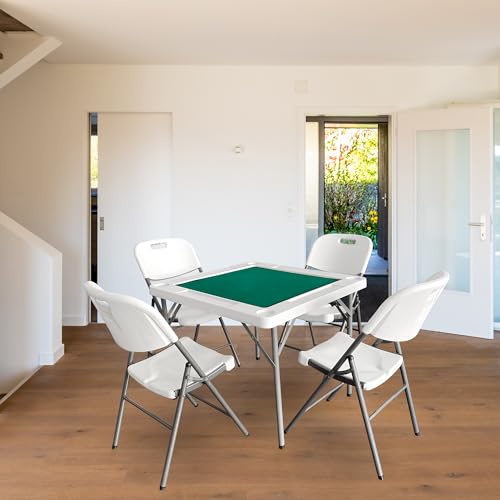White 4-Pack Folding Plastic Chair M91195