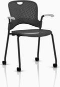Black Stacking Chair Y37033