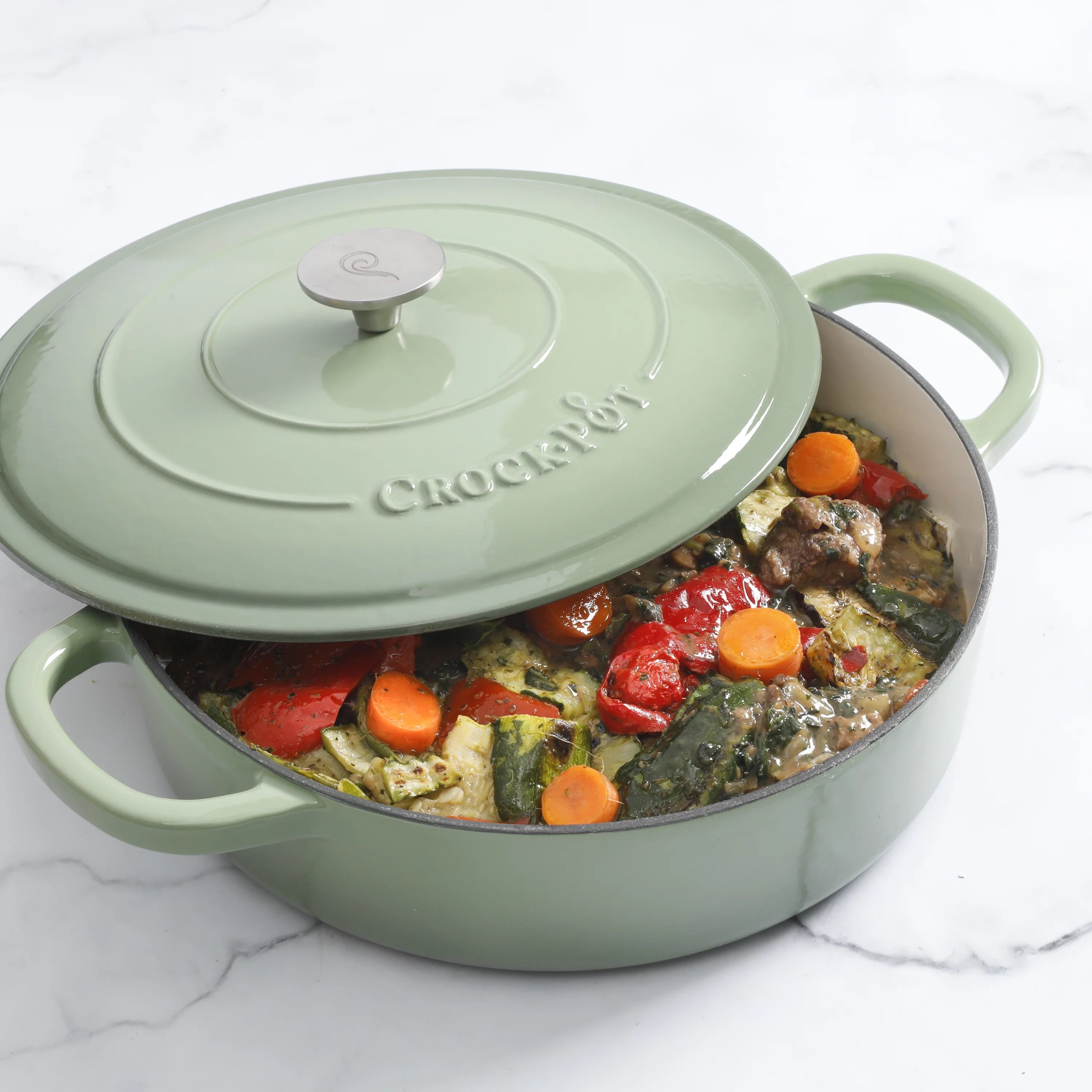 Pistachio Green 5-Quart Braiser E3118