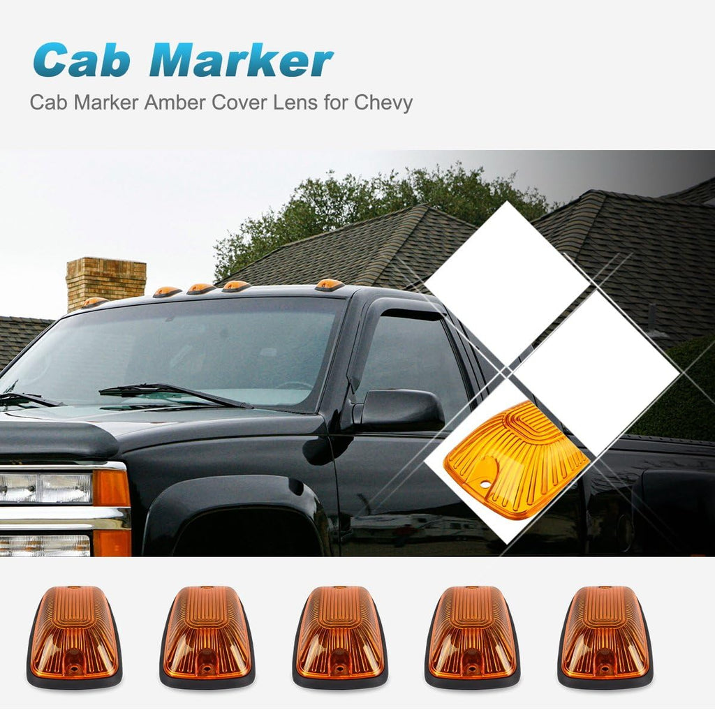 5-5050-SMD Amber LED Cab Marker Roof Running Lights Q86681