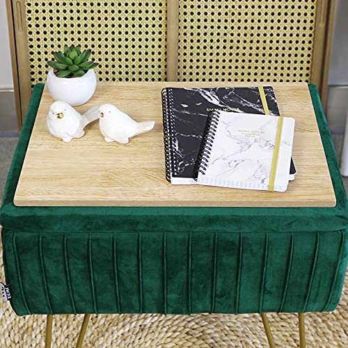 White Velvet Vanity Stool with Back V172