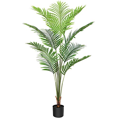 Artificial Areca Palm Tree 6 Feet Fake Tropical Palm Plant, 2Pack V525252