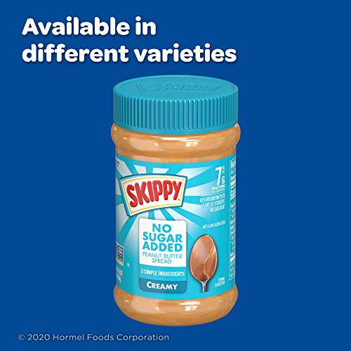 Chunky Peanut Butter Spread No Sugar Added, 16 Ounce (Pack of 12) I325