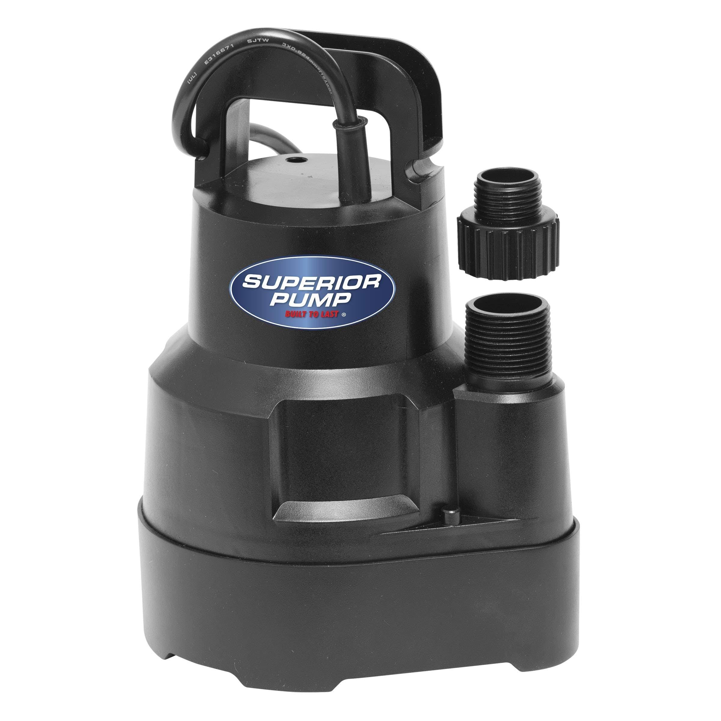 1/4 HP Submersible Thermoplastic Utility Pump C84853
