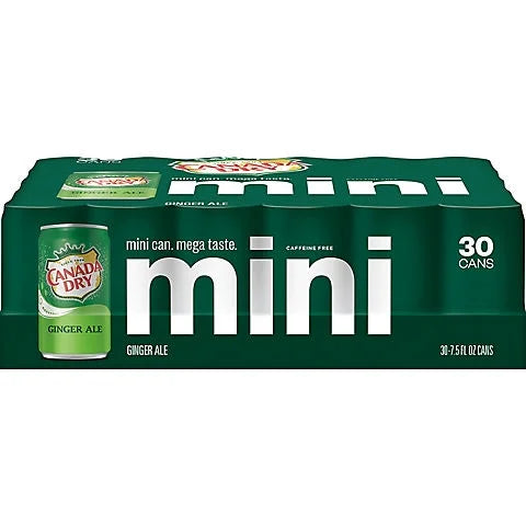 30 pk 7.5 fl. oz Ginger Ale X4012