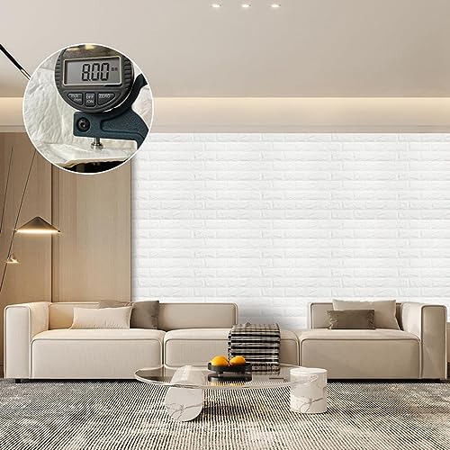 20 Pack Peel and Stick 3D Faux Brick Wall Panels N4432