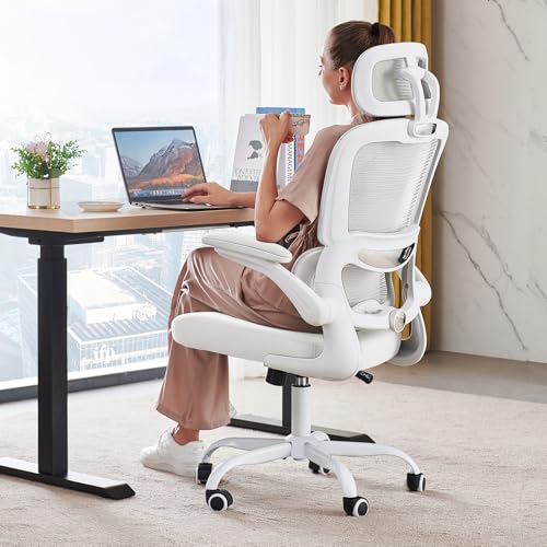 Ergonomic Mesh High Back Office Chair with Wheels (Black) J124950