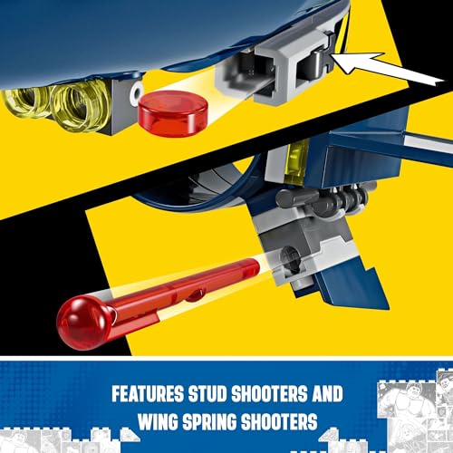 X-Jet Toy Plane Model Building Kit with 4 Minifigures B9474