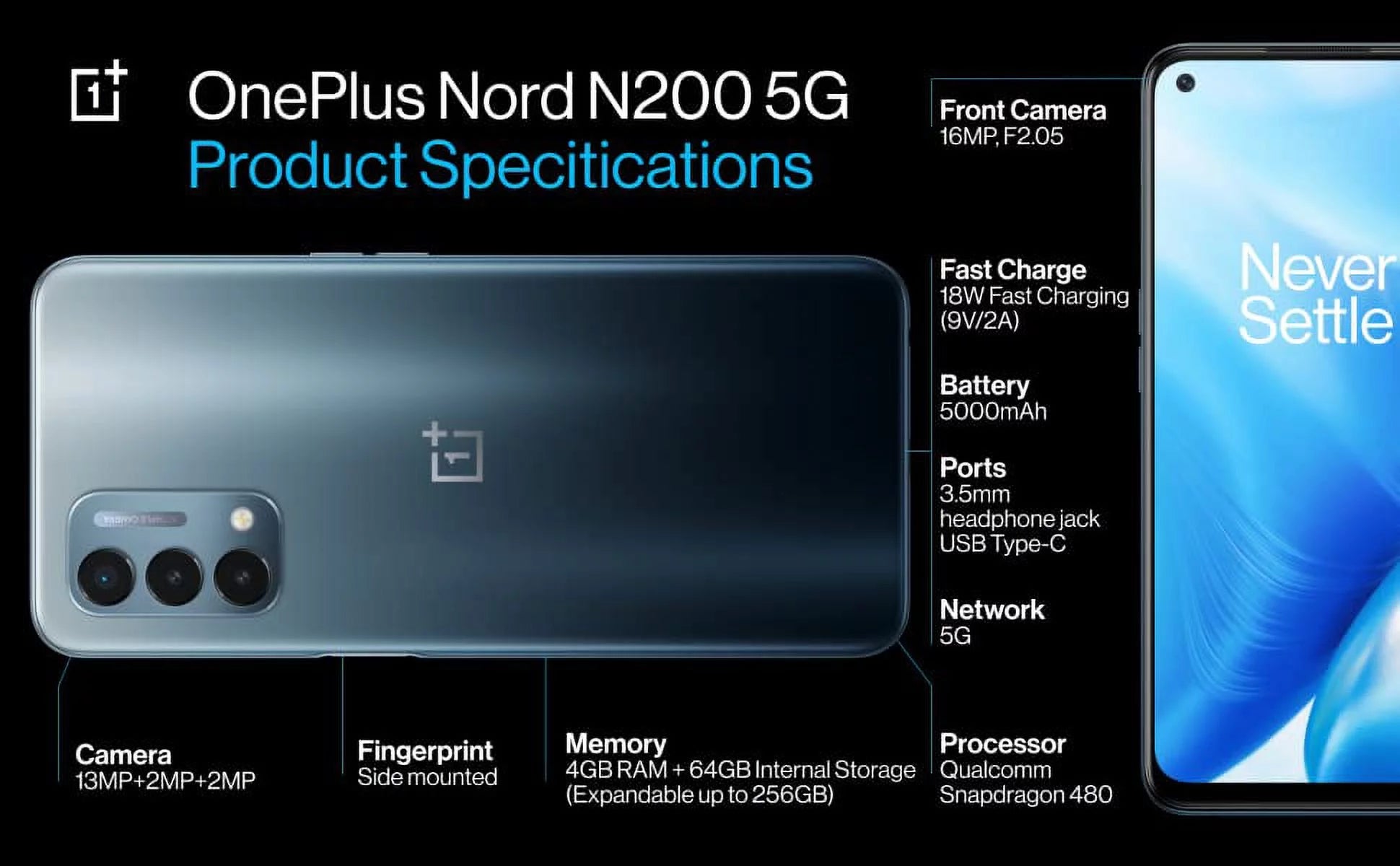 Restored Quantum Blue 64GB Unlocked Smartphone F58220