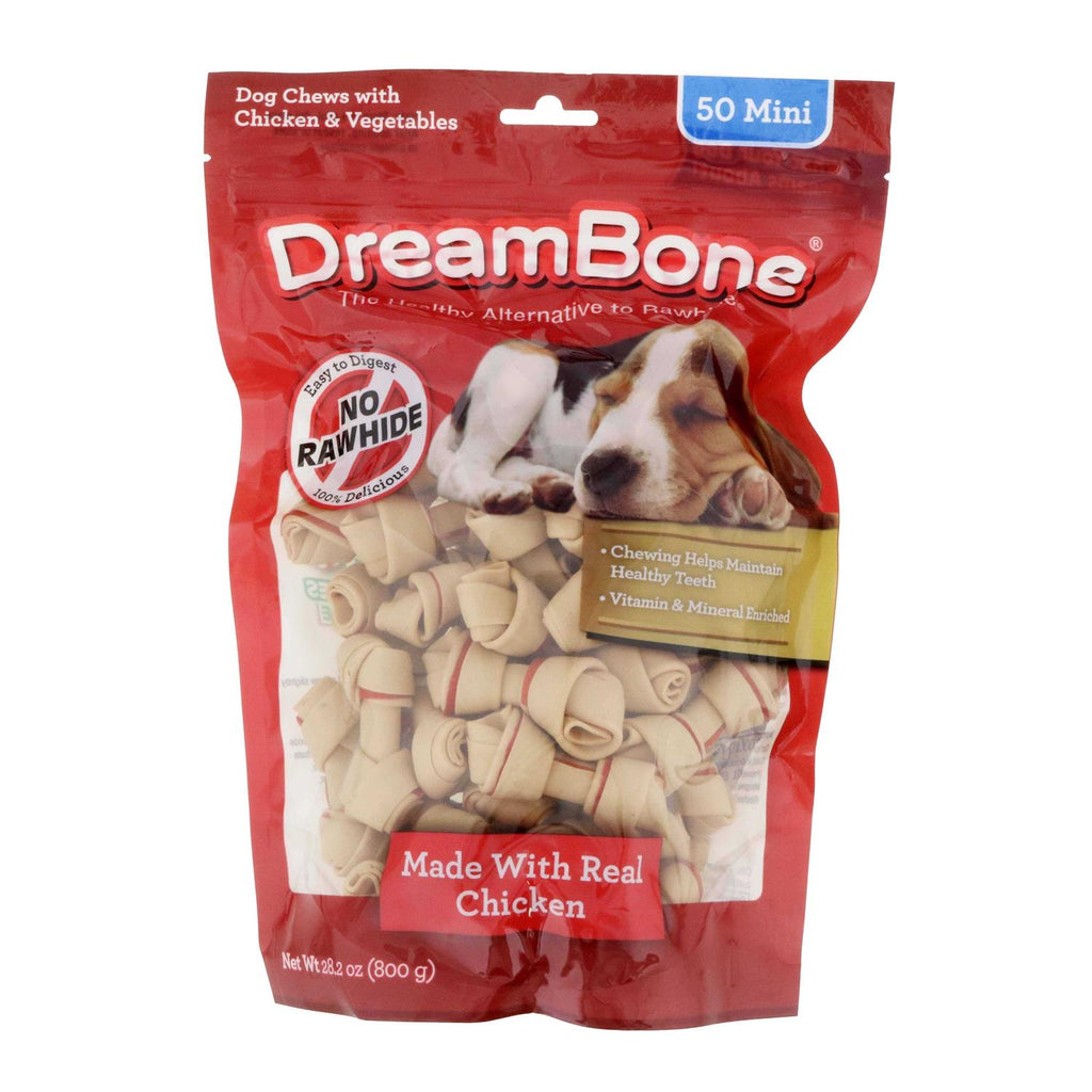 Mini Bones Dog Chews with Chicken and Vegetable J28103