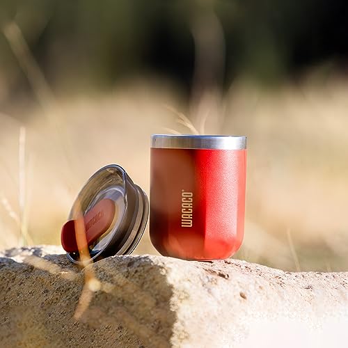 Carmine Red Double-wall Stainless Steel Vacuum Insulated Coffee Mug K58042