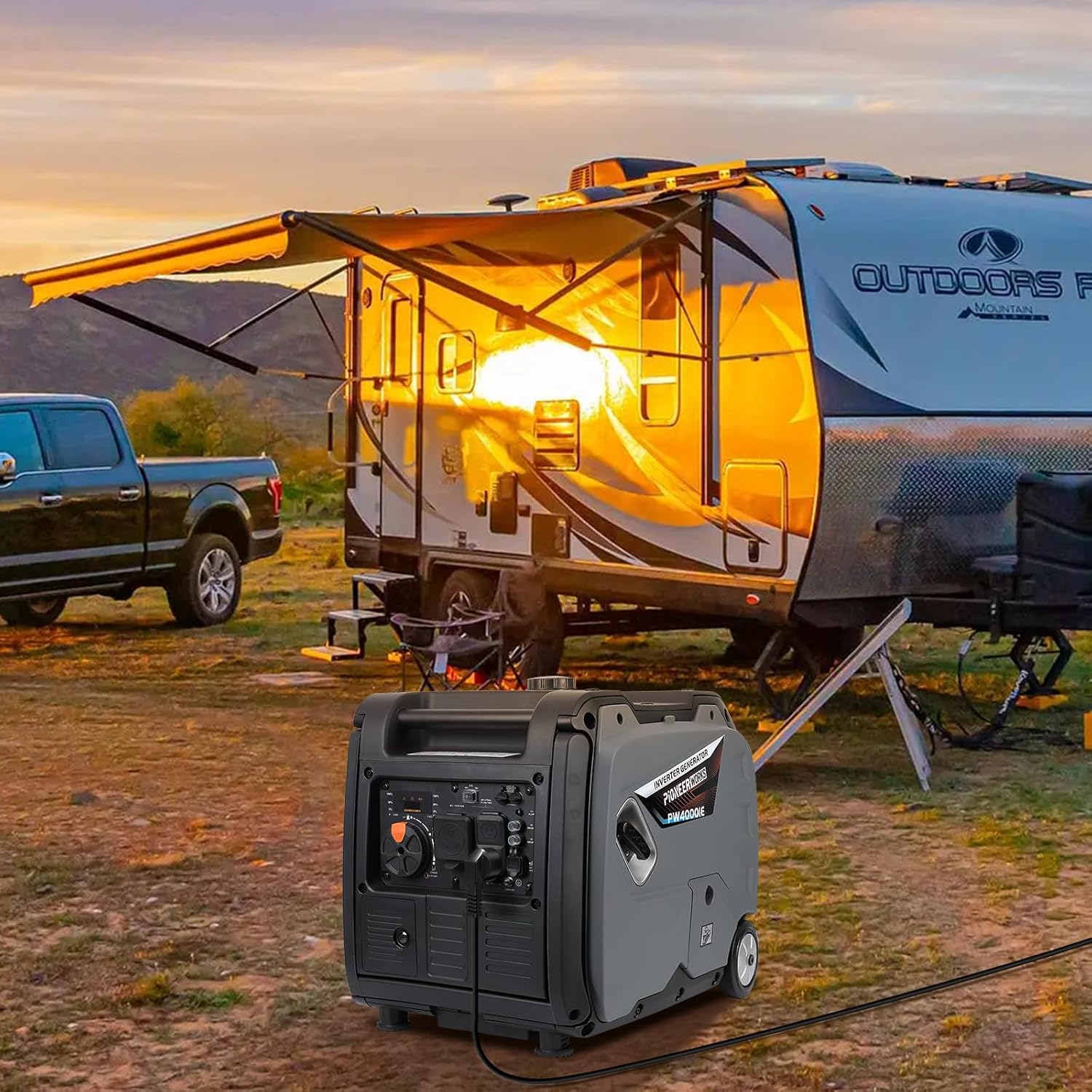 4000W Portable Power Station with 120V AC Outlet E93509
