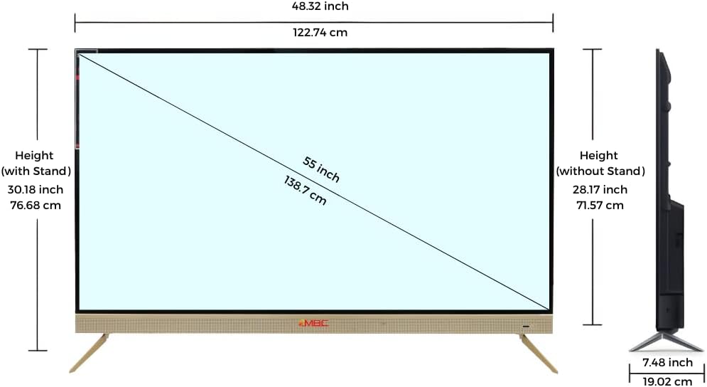 55 inches HD Smart LED TV B230077