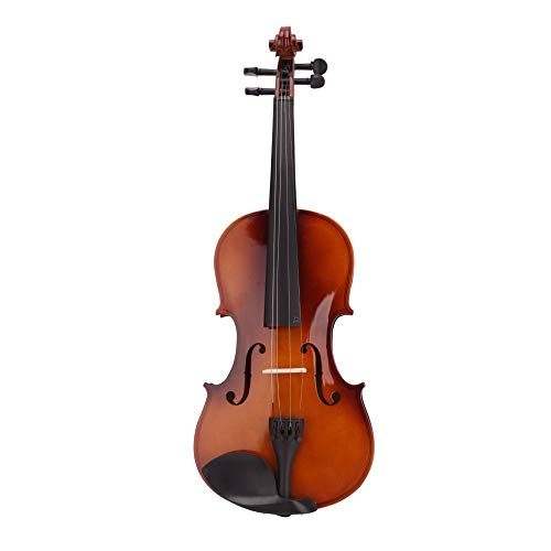 Pink Solid Wood Acoustic Violin Set with Case, Bow, Rosin N5766