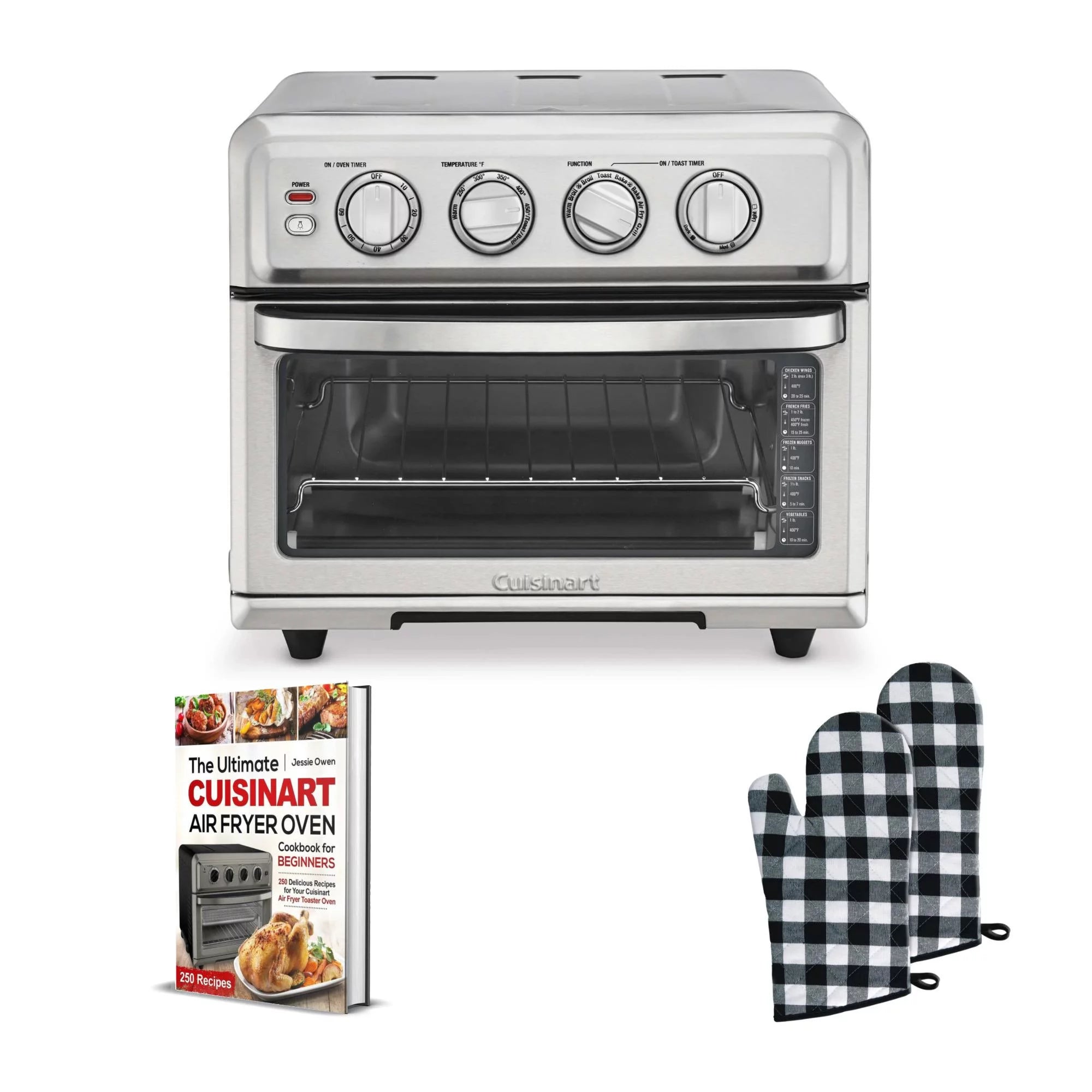 Stainless Steel Airfryer Toaster Oven with Grill Y442235
