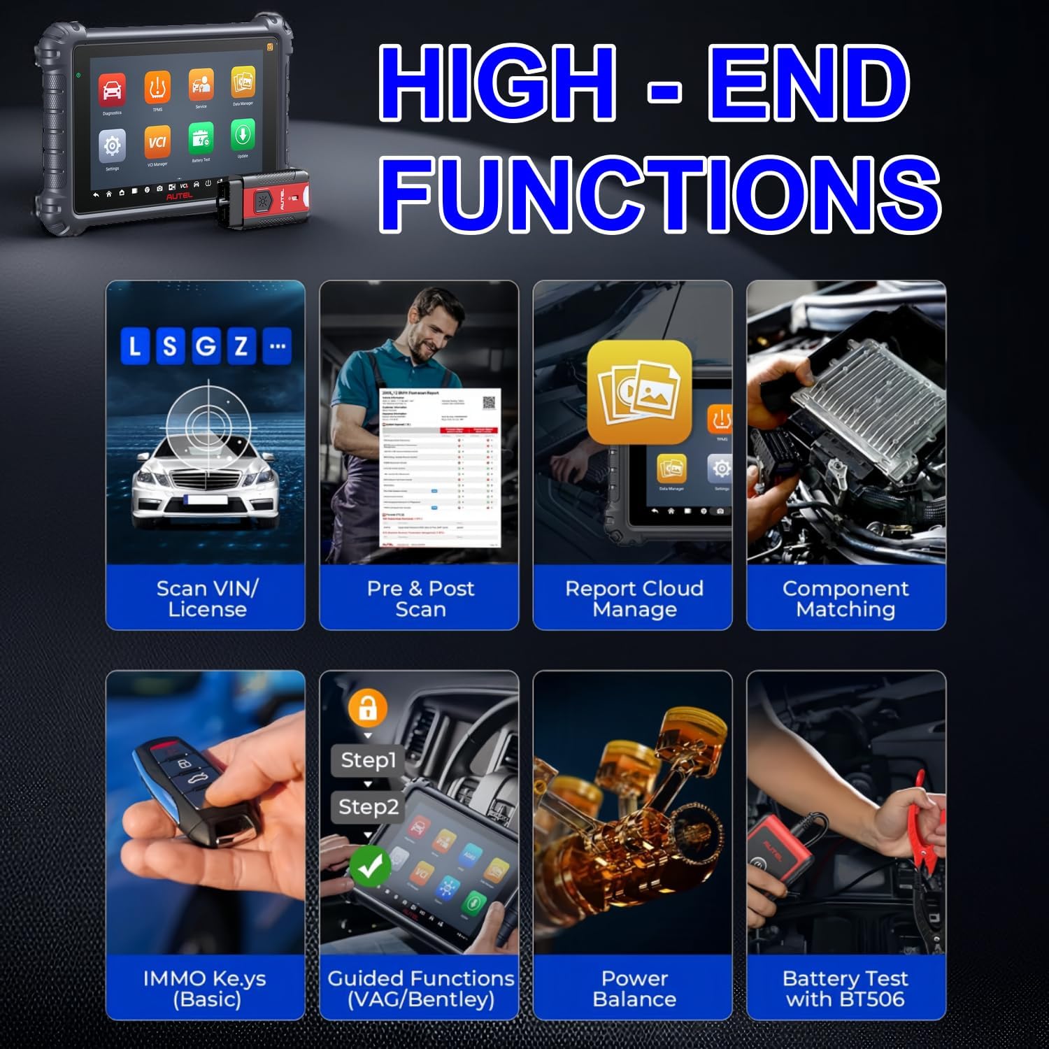 All System Diagnostic Scanner with TPMS Programming S919628