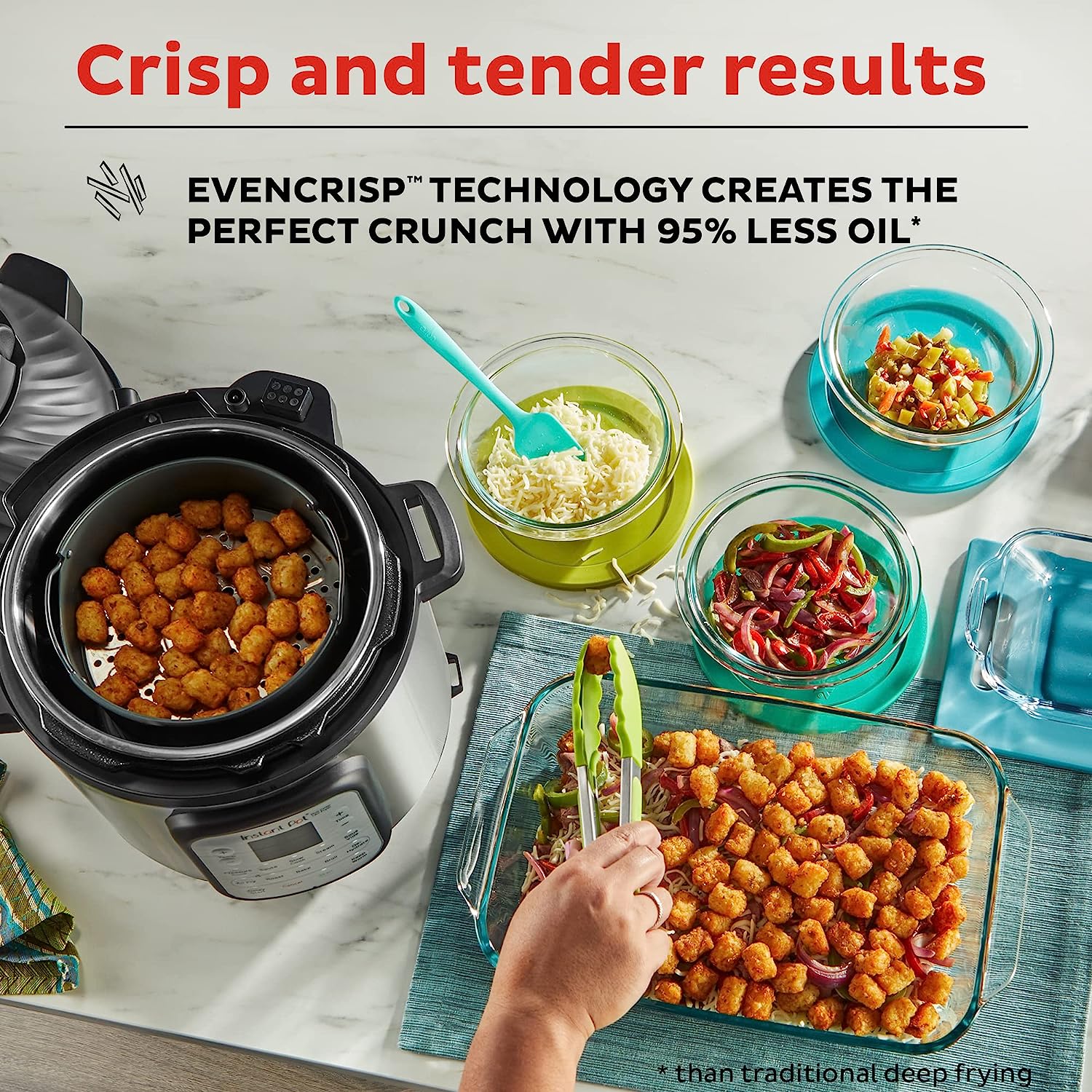 11-in-1 Air Fryer and Pressure Cooker Combo, 8 Quart G3459