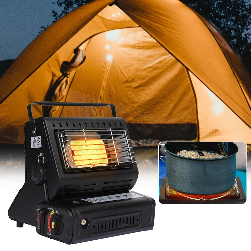 Black Portable Butane Heater S50428