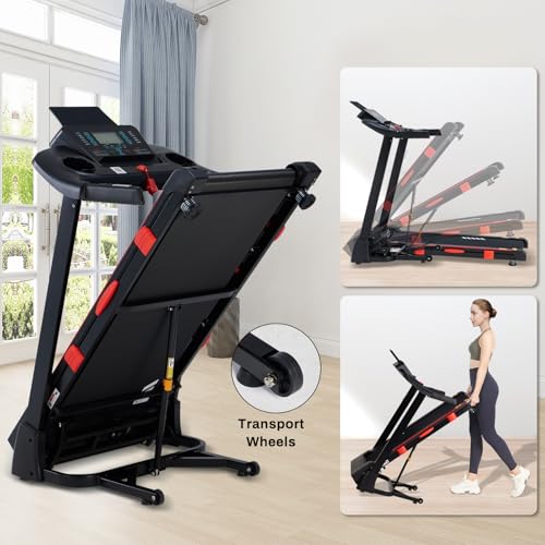 15% Auto Incline Treadmill, 10 MPH Speed, 3.0 HP, 18" Wider Belt E689462