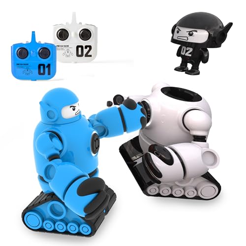 Remote Control Battle Robots, Two-Player Wireless Fighting Set with Lights and Sounds Y597